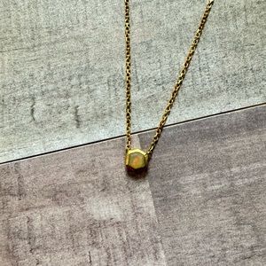 Kendra Scott Davie 18k Gold Vermeil Pendant Necklace in White Opal